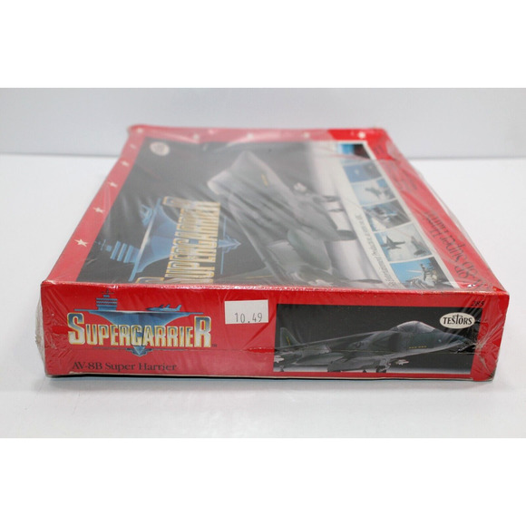 Testors Supercarrier AV-8B Harrier 1/72 Plastic Model Kit 285 New Sealed - Picture 3 of 6